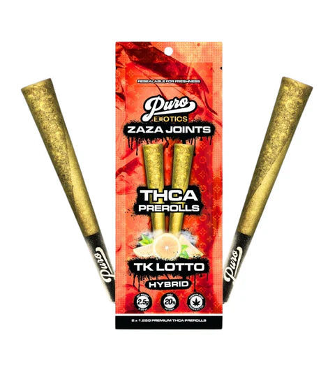 Puro Exotics ZaZa Joints THCA Prerolls