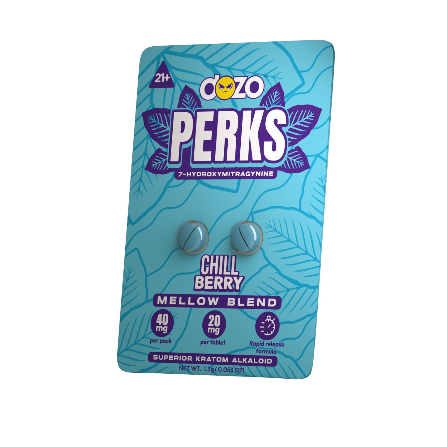 DOZO Perks 7 Hydroxymitragynine 6 Tablets (Copy)