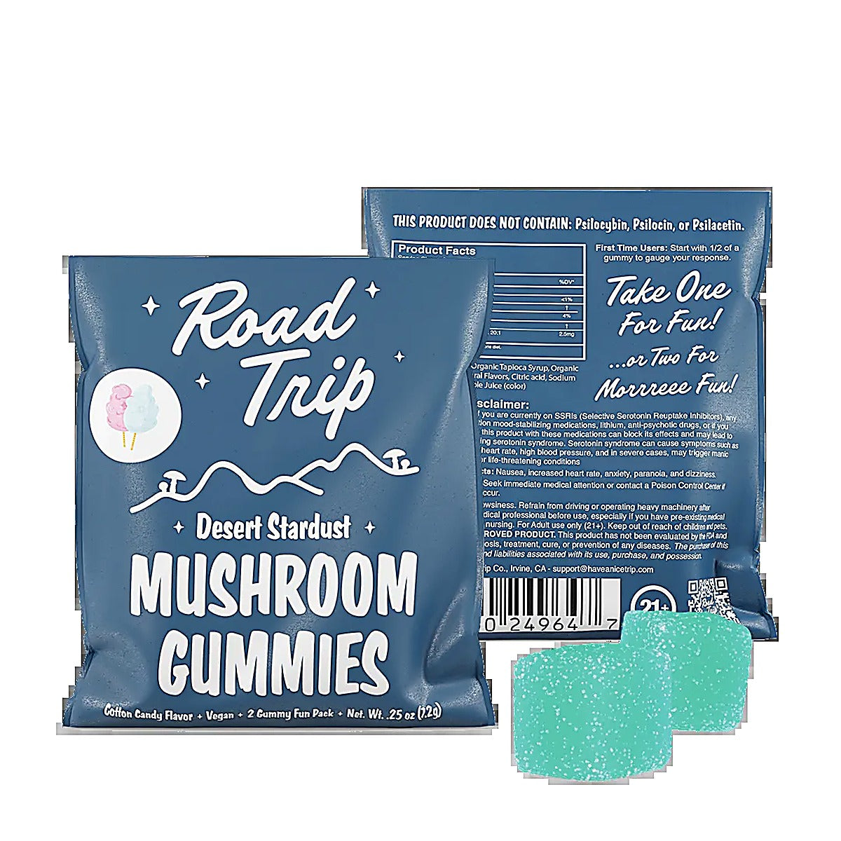 Road Trip Desert Stardust Mushroom Gummies 2pc - Main Image