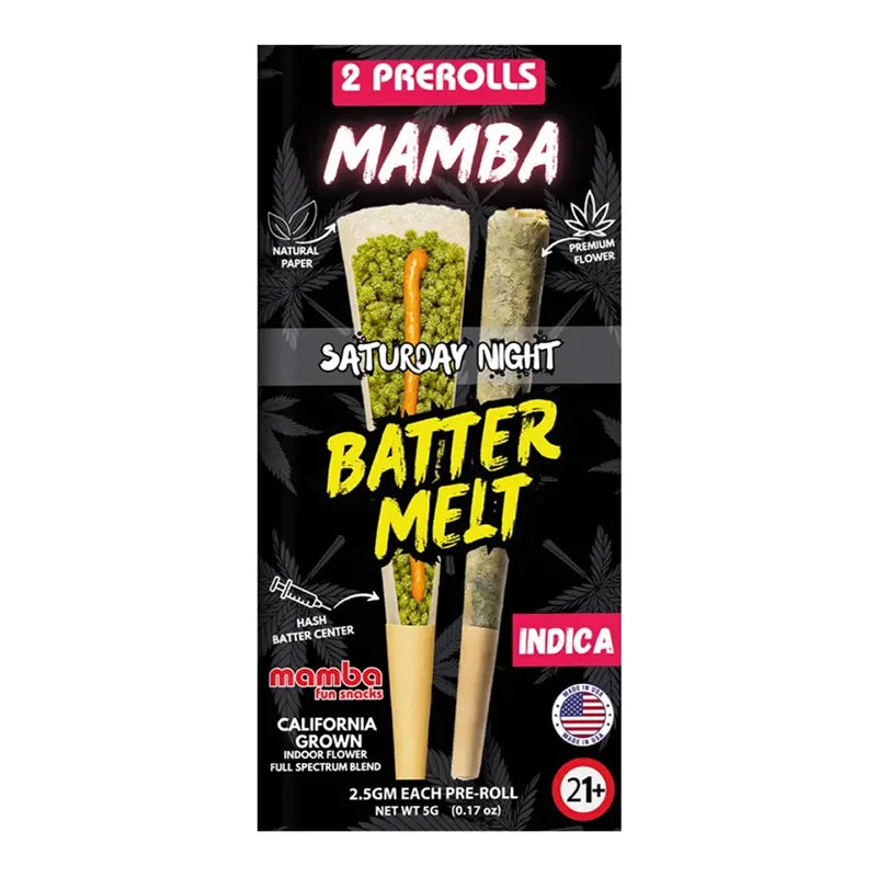 Mamba Batter Melt 2x2.5g Prerolls (5g Total)