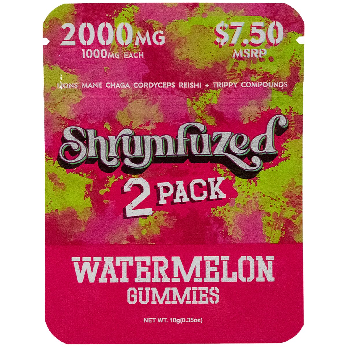 Shrumfuzed Mushroom Gummies 2pk - Watermelon