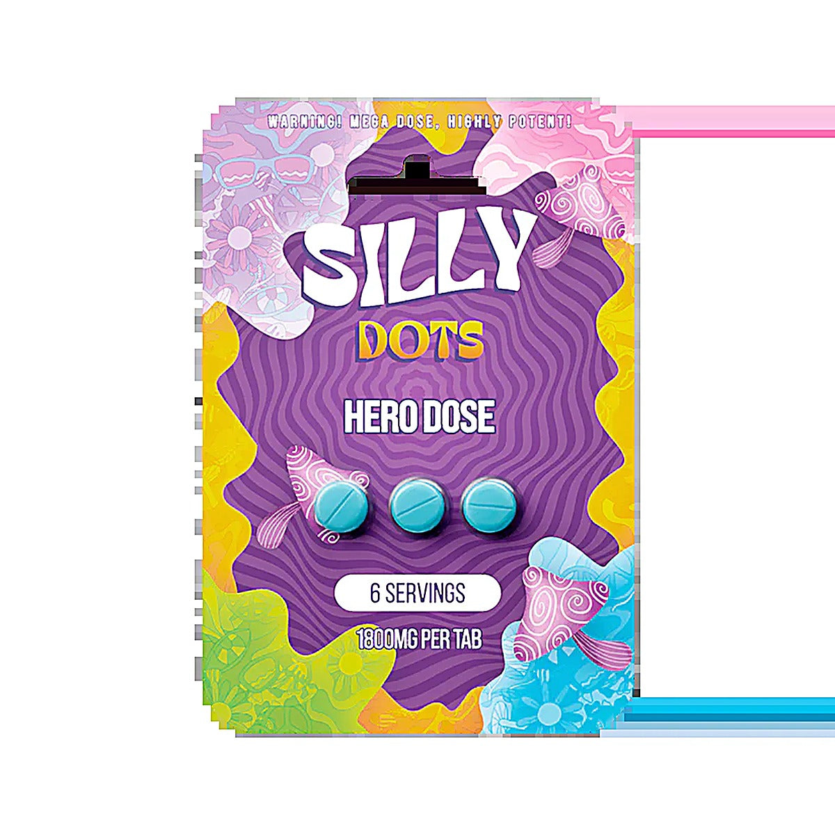Silly Dots Mushroom Tablets - Detail View