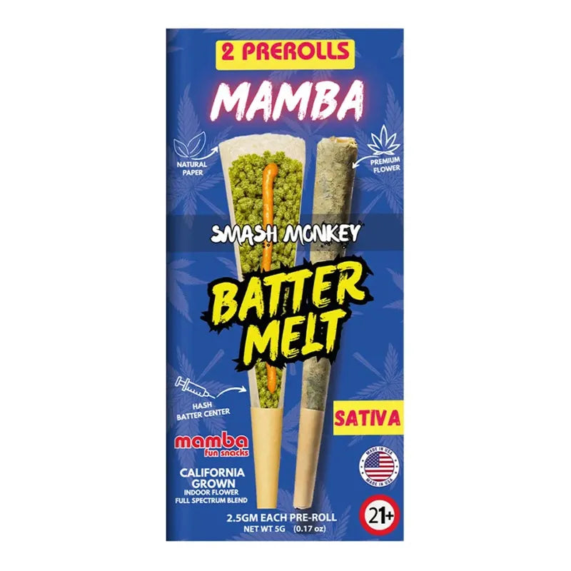 Mamba Batter Melt 2x2.5g Prerolls (5g Total)