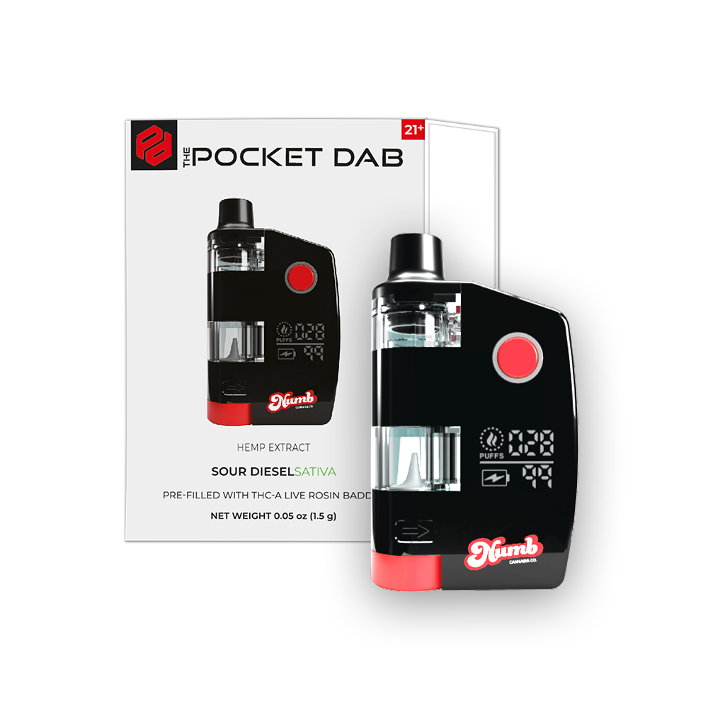 The Pocket Dab Pre-filled THC-A Live Rosin Badder Pen