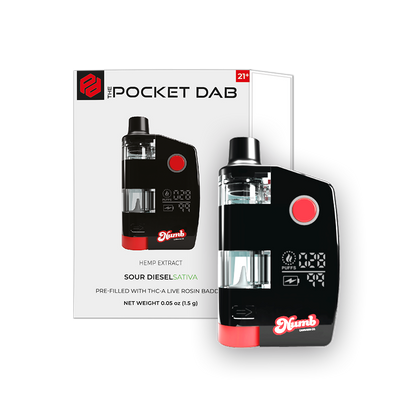 The Pocket Dab Pre-filled THC-A Live Rosin Badder Pen