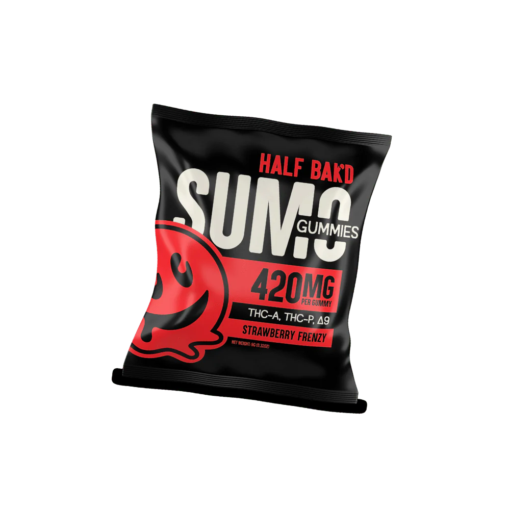 Sumo Gummies HALF BAK'D 420 MG Per Gummy(2 Count)