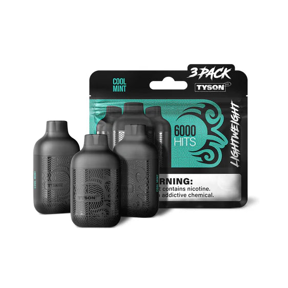 Tyson 3 Pack Lightweight 6000 Hits