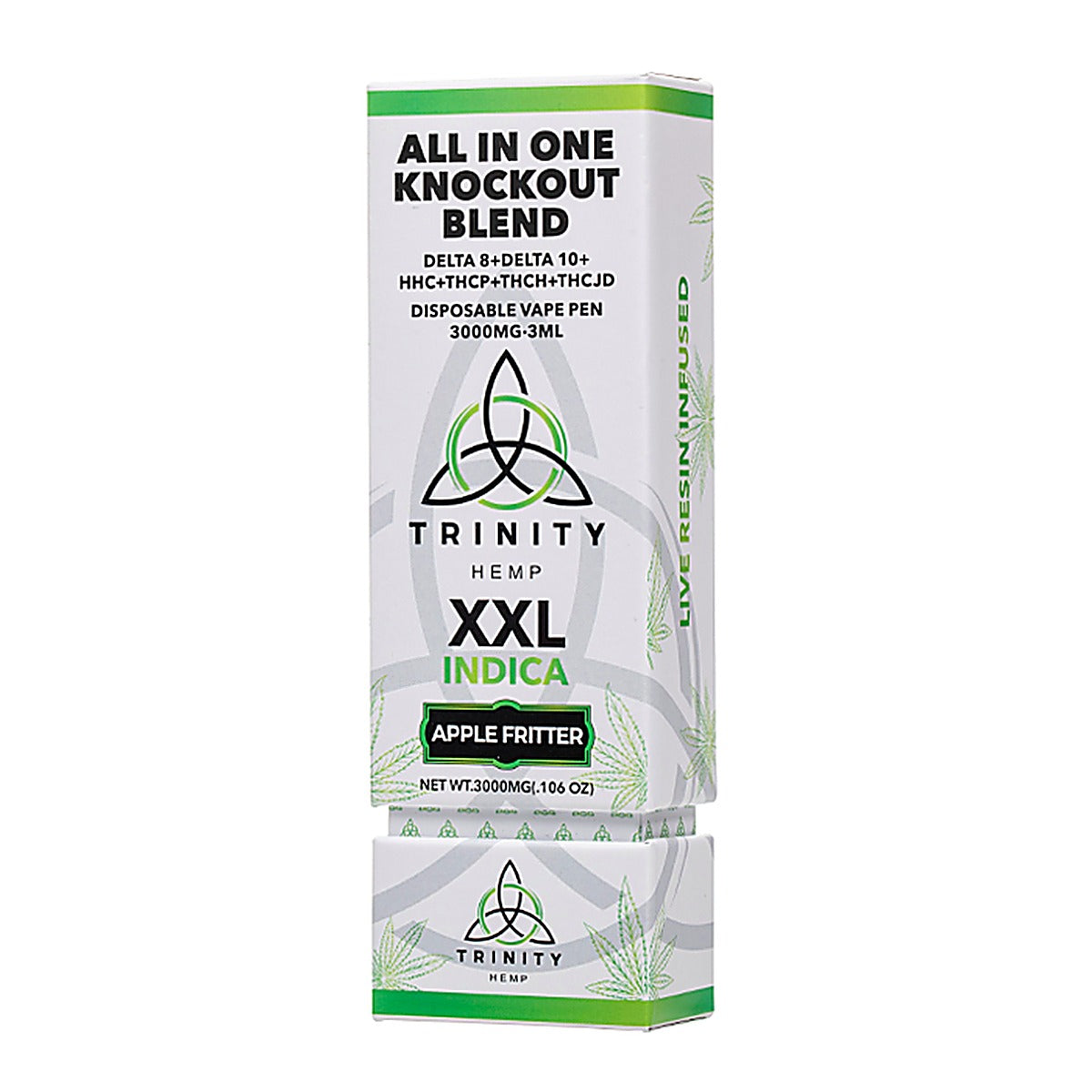 Trinity Hemp Mega XXL All In One Knock Out Blend - Close-Up View