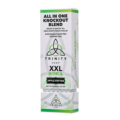 Trinity Hemp Mega XXL All In One Knock Out Blend - Close-Up View