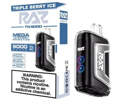 Raz TN9000 9K Disposable Vape - Side View