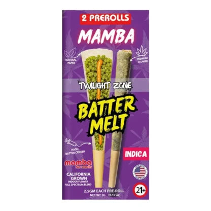 Mamba Batter Melt 2x2.5g Prerolls (5g Total)