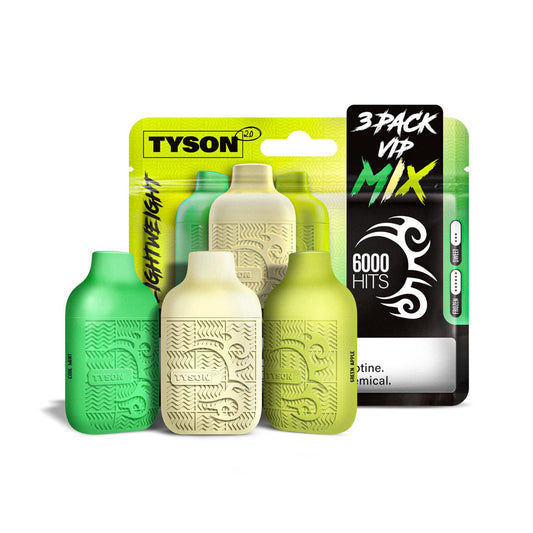 Tyson 3 Pack Lightweight 6000 Hits