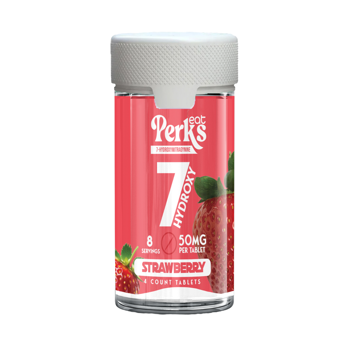 Eat Perks Kratom 4pc Tablets 50MG Per Tablet 7-Hydroxy Mitragynine