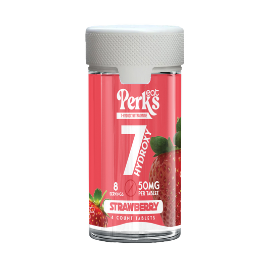 Eat Perks Kratom 4pc Tablets 50MG Per Tablet 7-Hydroxy Mitragynine