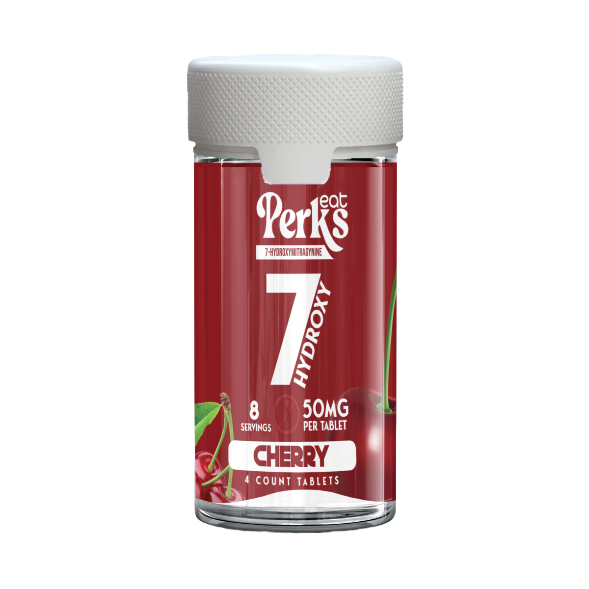 Eat Perks Kratom 4pc Tablets 50MG Per Tablet 7-Hydroxy Mitragynine