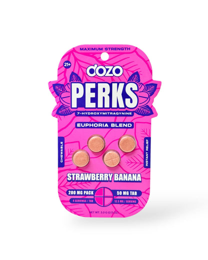 DOZO Perks 7 Hydroxymitragynine 200 MG Pack 50MG Per Tablet