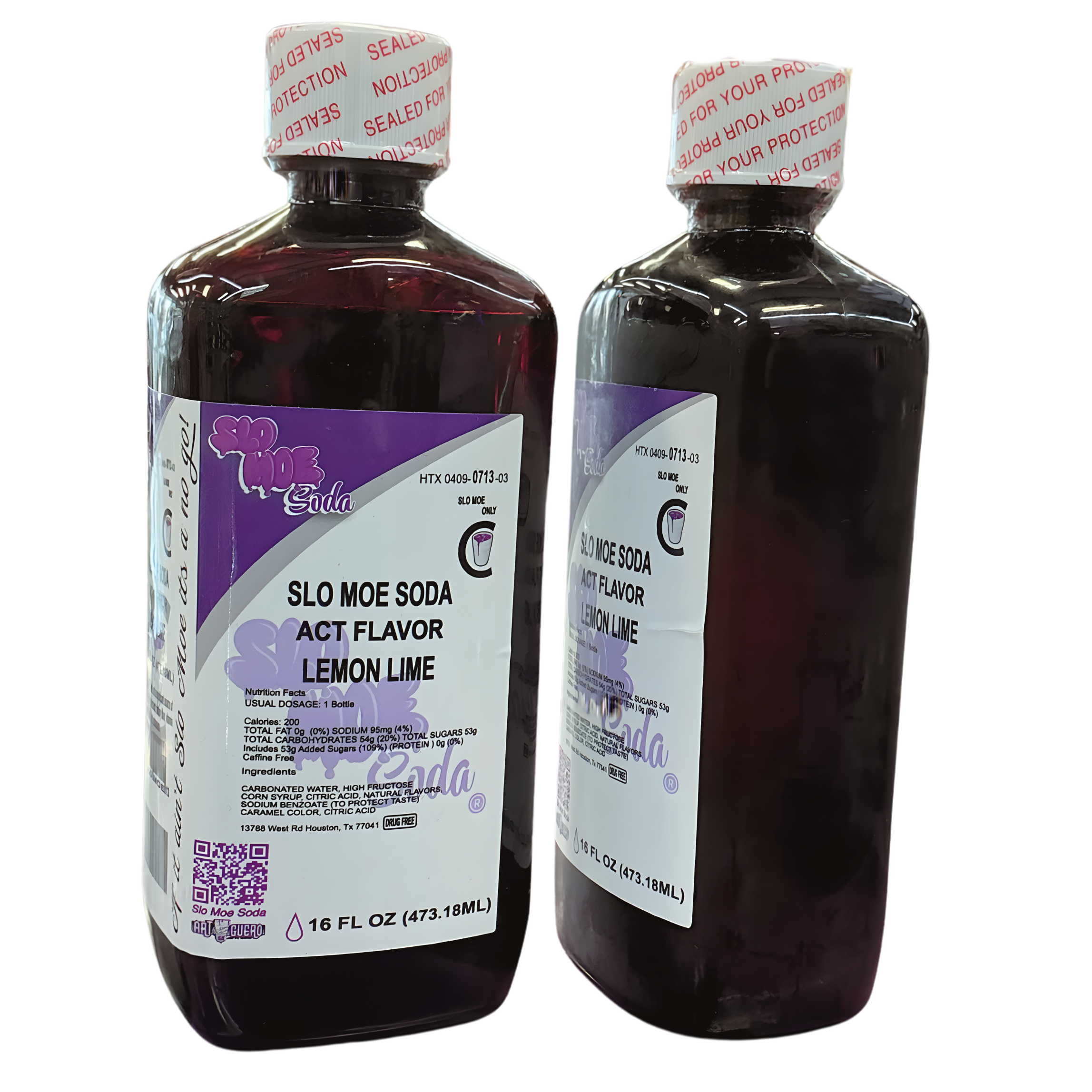 Slo Moe Soda Act Flavor Lemon Lime NEW! - product image