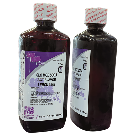 Slo Moe Soda Act Flavor Lemon Lime NEW! - product image