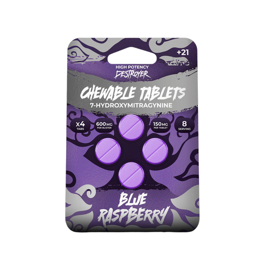 Destroyer 7-Hydroxy Chewable Tablets 4x150MG (600MG Total)