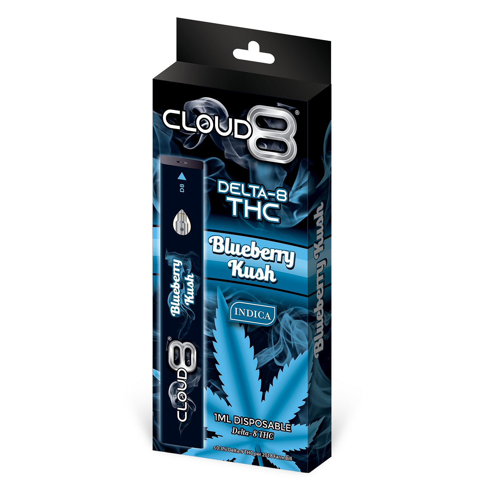 Cloud 8 Delta 8 THC 1ML Disposable