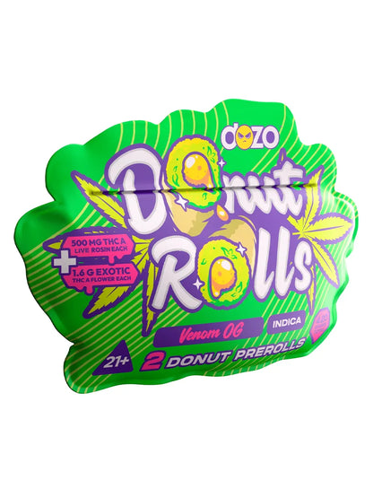DOZO 2x THC-A + Live Rosin Donut Rolls(4.20 Grams Total)