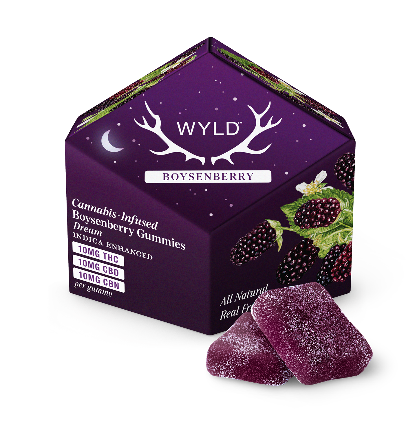 Wyld Delta-9 THC Gummies 10pc (100 MG Total) - View 8