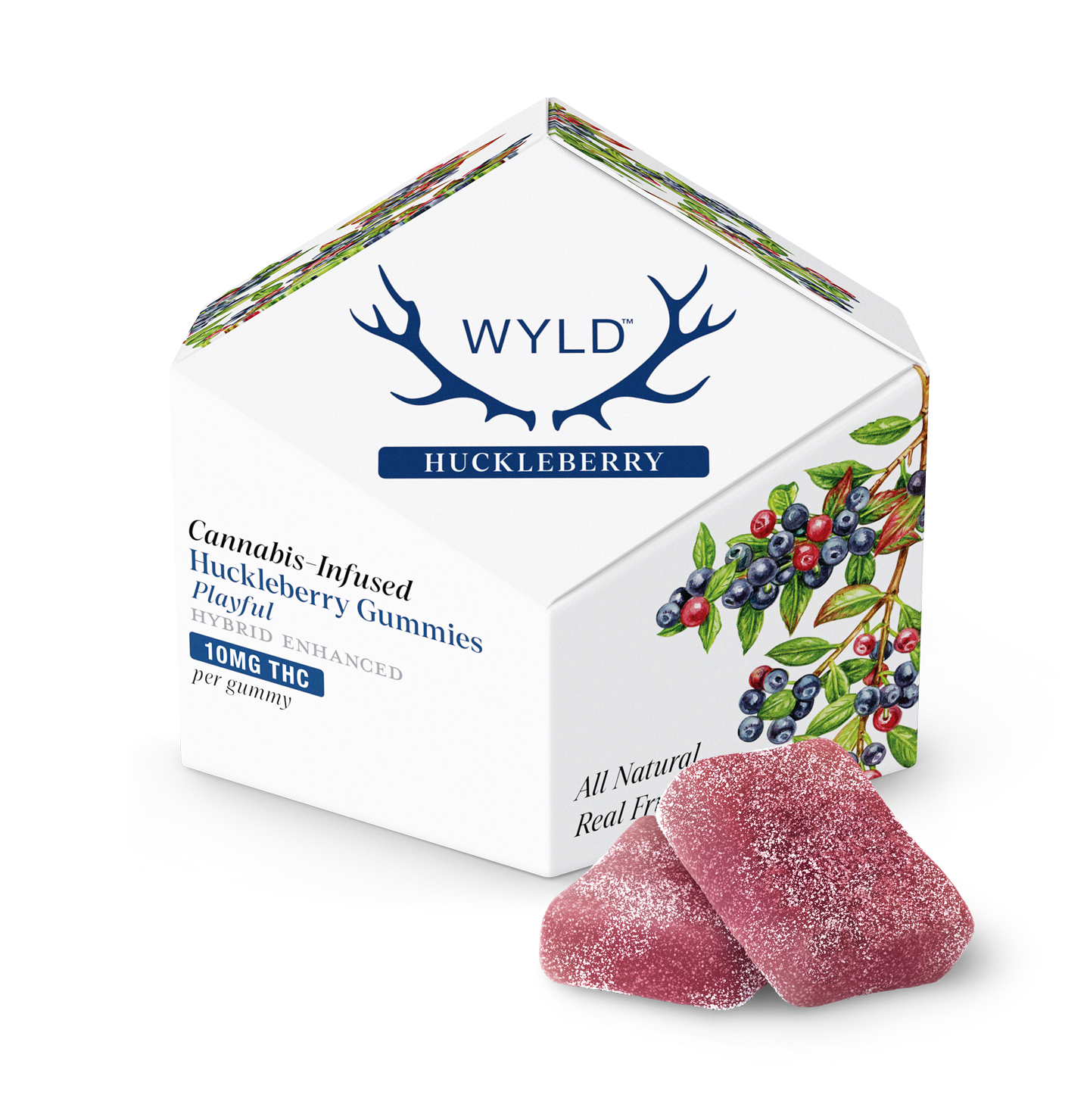Wyld Delta-9 THC Gummies 10pc (100 MG Total) - Detail View
