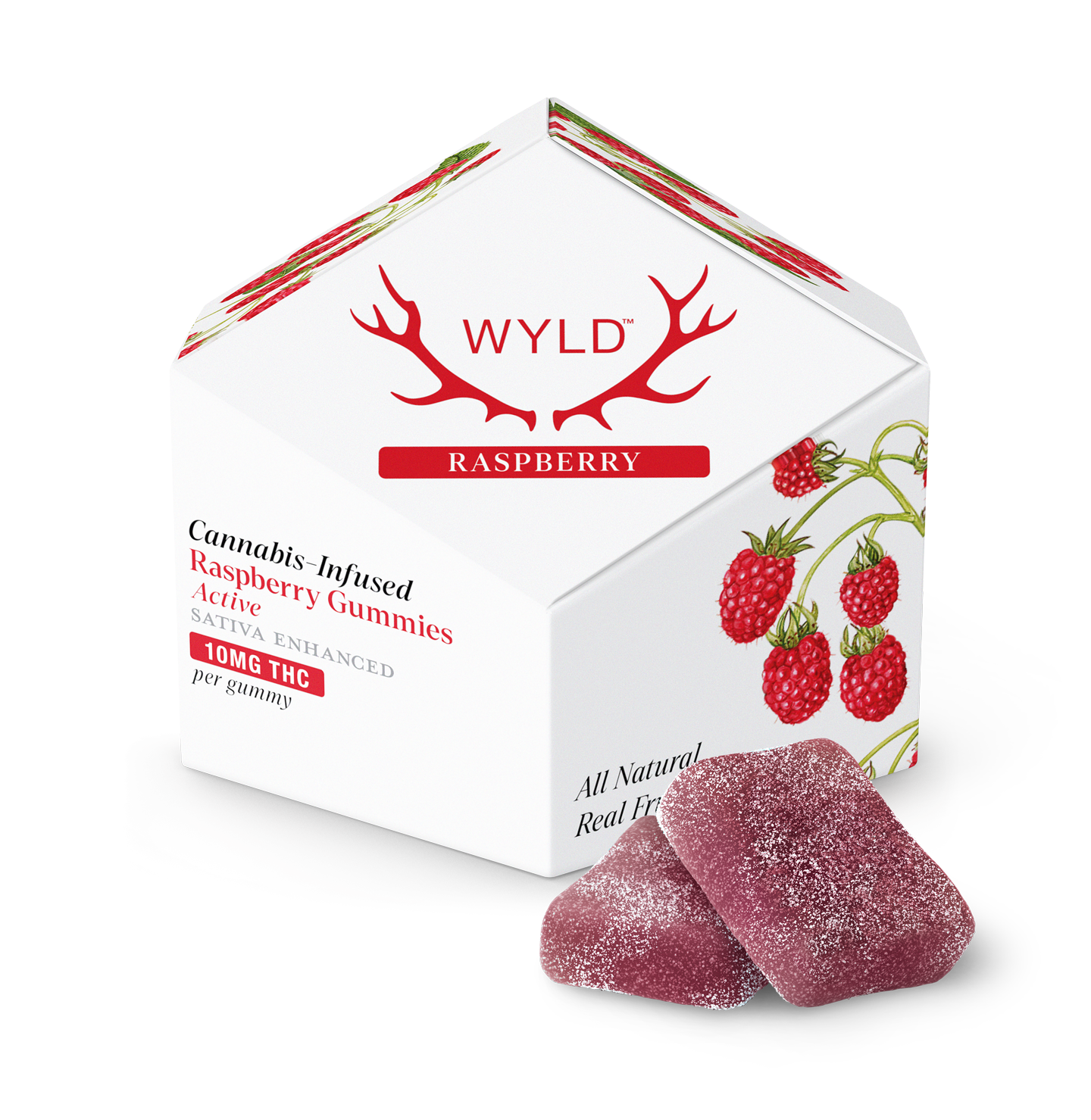 Wyld Delta-9 THC Gummies 10pc (100 MG Total) - View 10