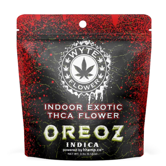 Wyte Flower 3.5g Indoor Exotic Flower- Oreoz(Indica)