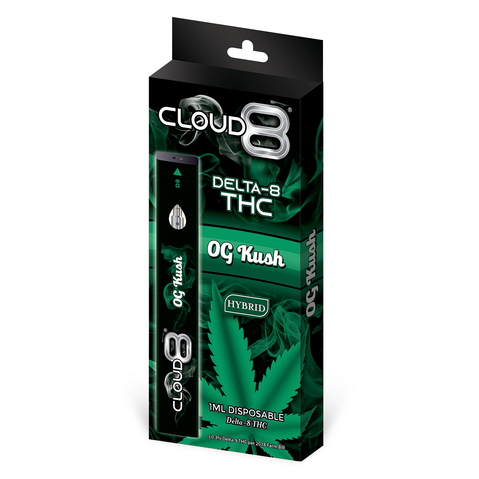 Cloud 8 Delta 8 THC 1ML Disposable