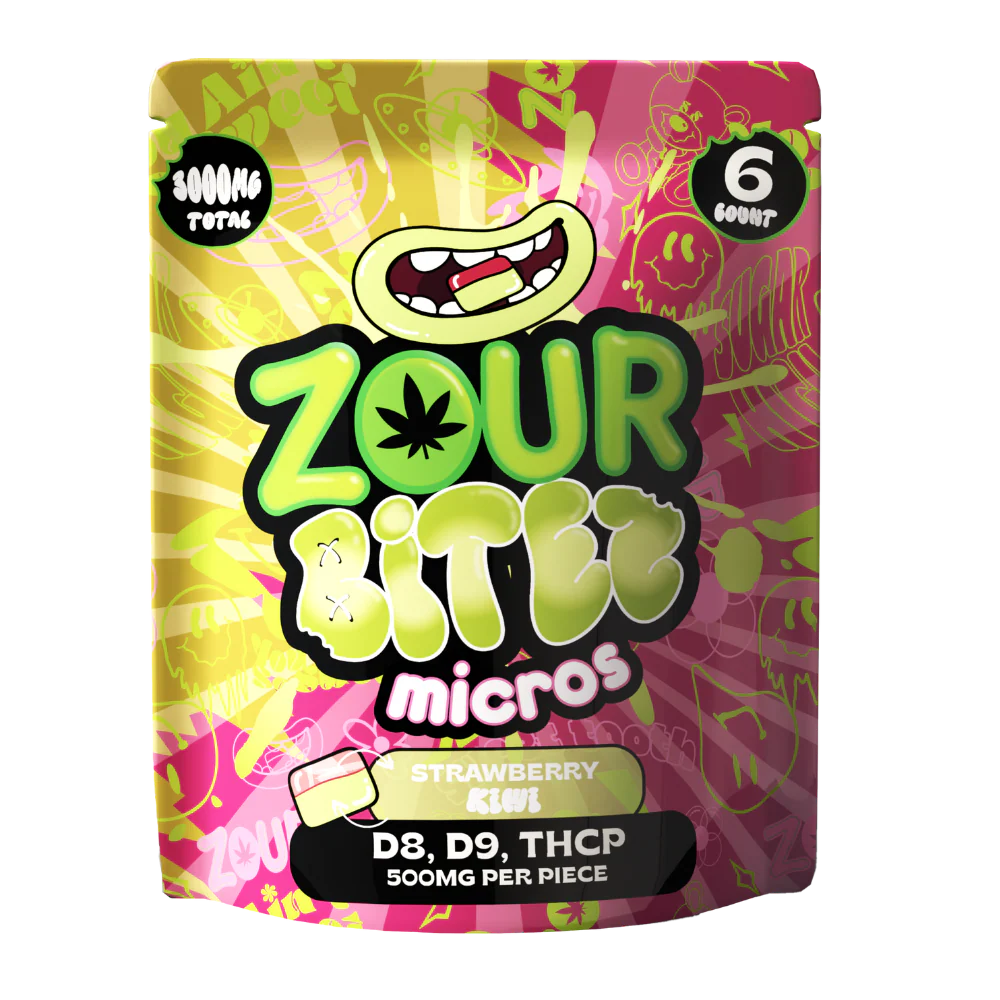 Zour Bitez Micros D8, D9, THCP 6PC/3,000MG Total