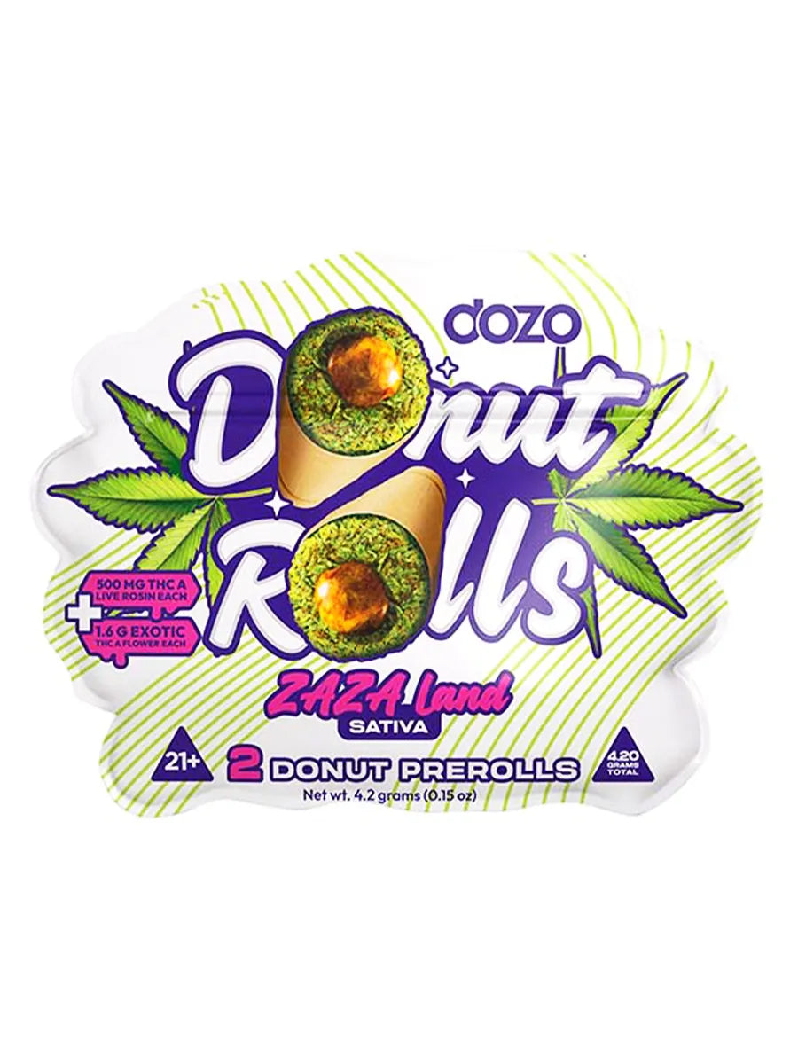 DOZO 2x THC-A + Live Rosin Donut Rolls(4.20 Grams Total)
