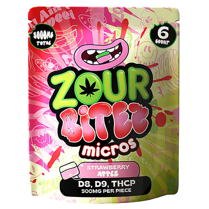 Zour Bitez Micros D8, D9, THCP 6PC/3,000MG Total - View 6