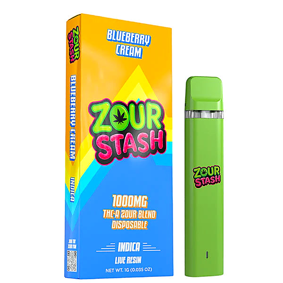 Zour Stash THC-A Live Resin 1.0G Disposable