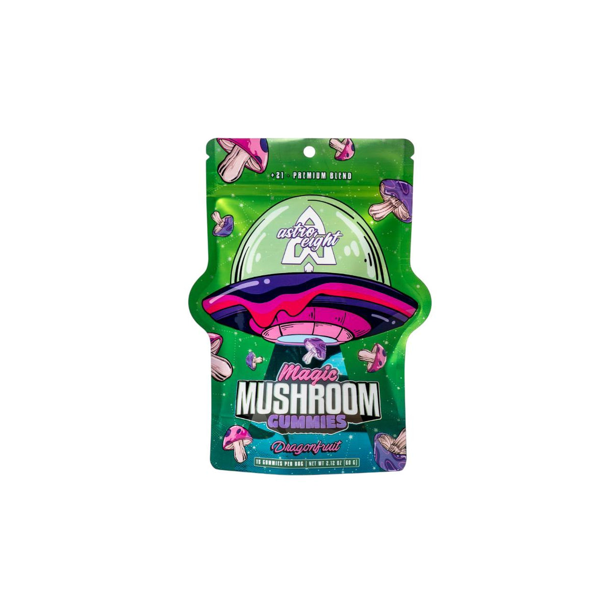 Astro Eight Magic Mushroom Gummies (60g Bag) - Dragonfruit