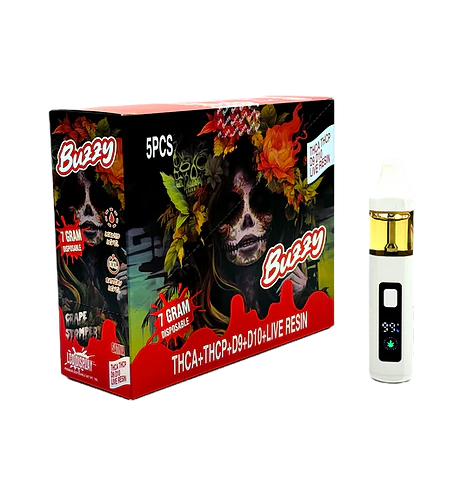Buzzy 7 Gram Live Resin Disposable THCA+THCP