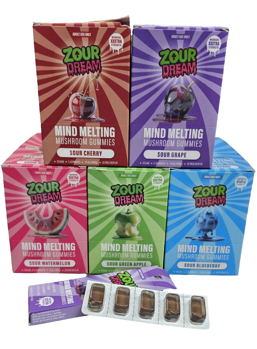 Zour Dream Mind Melting Mushroom Gummies XXXTRA Strength