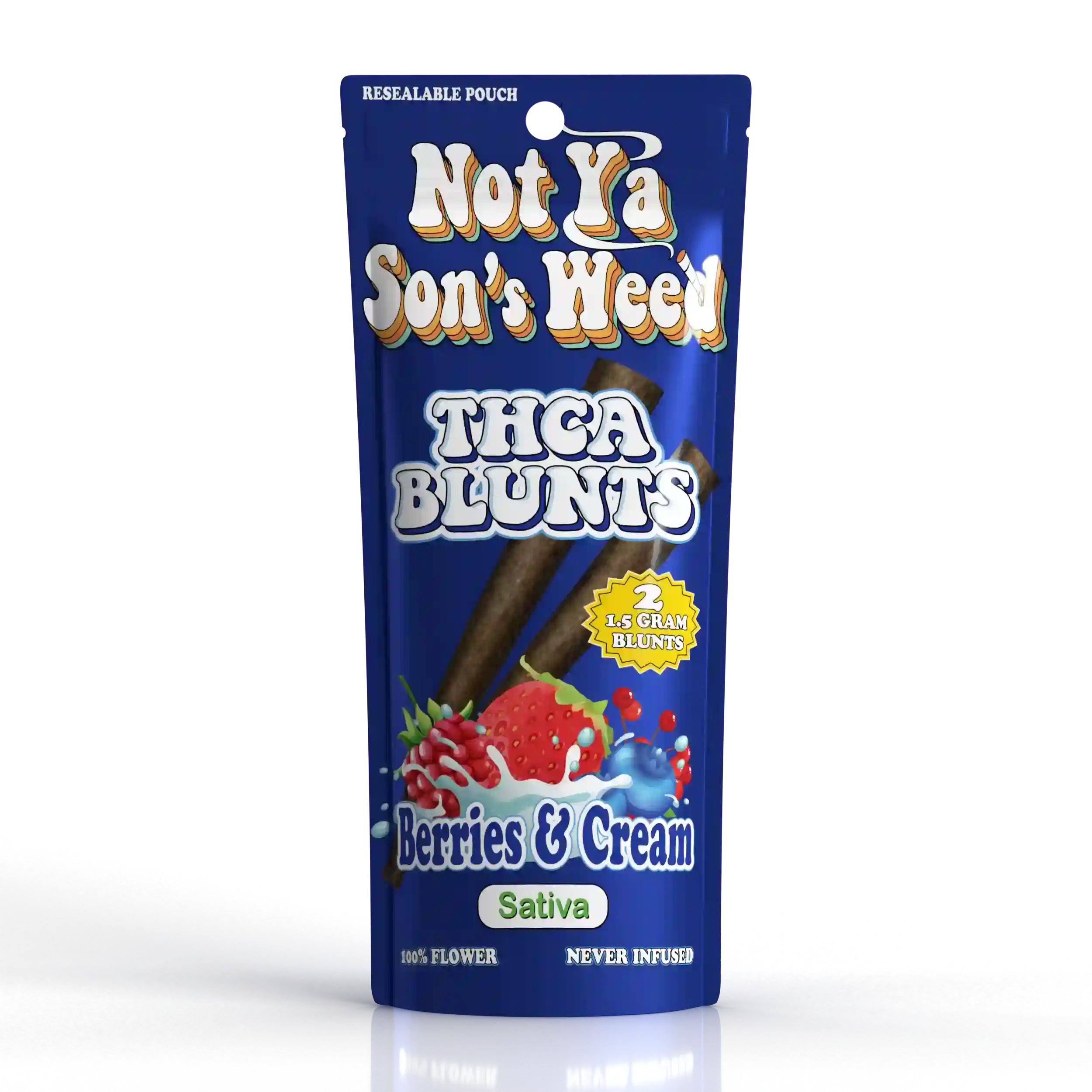 Not Ya Son's Weed THC-A Blunts 2PK (3g Total)