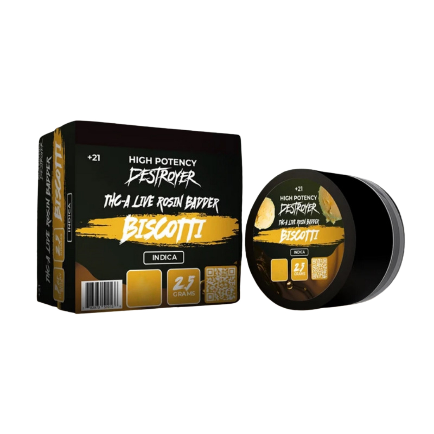 Destroyer High Potency THC-A Live Rosin Badder 2.5G - image 4