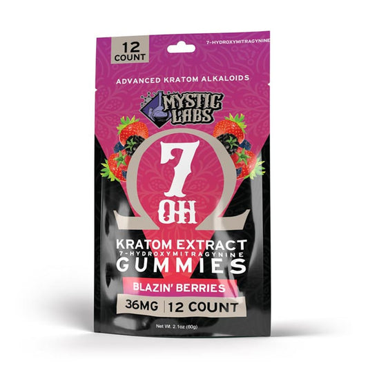 Mystic Labs Kratom Extract 7OH 36MG 12 Count