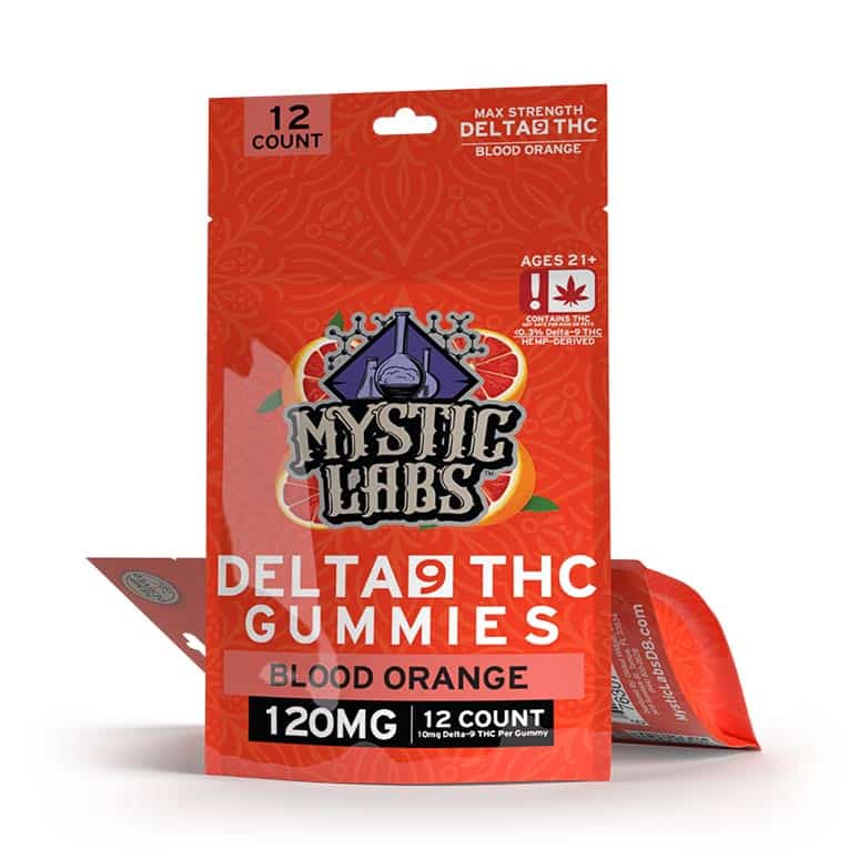 Mystic Labs Delta 9 Gummies 10 MG Per Gummy(12 Count)
