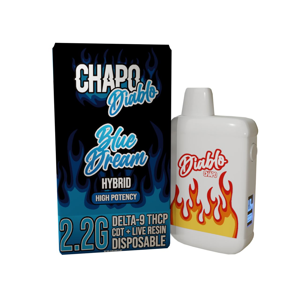 Chapo Diablo High Potency THCP Diablo Blend Disposable 2.2 g