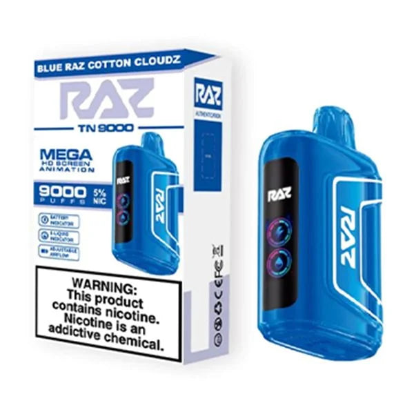 Raz TN9000 9K Disposable Vape - Close-Up View