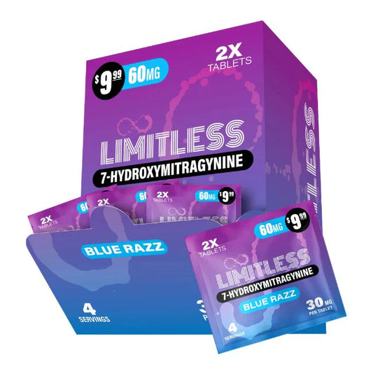 Limitless 7-Hydroxymitragynine 60Mg 2x 30Mg Tablets
