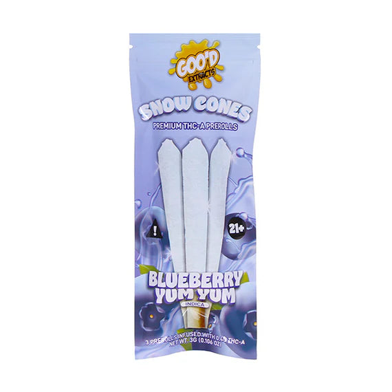 GOO'D EXTRACTS Snow Cones Premium THC-A Prerolls