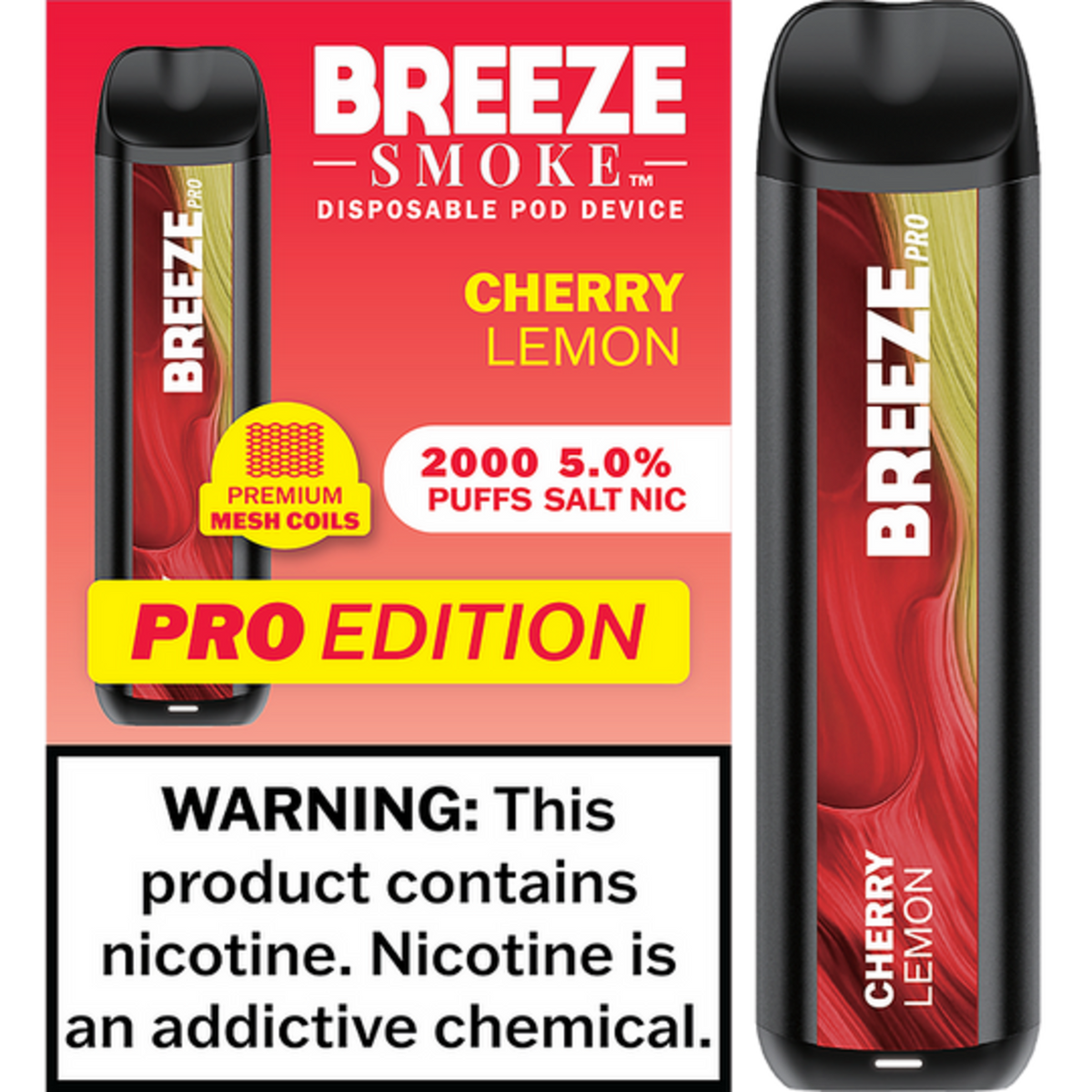 Breeze Smoke Pro 2000 Cherry Lemon