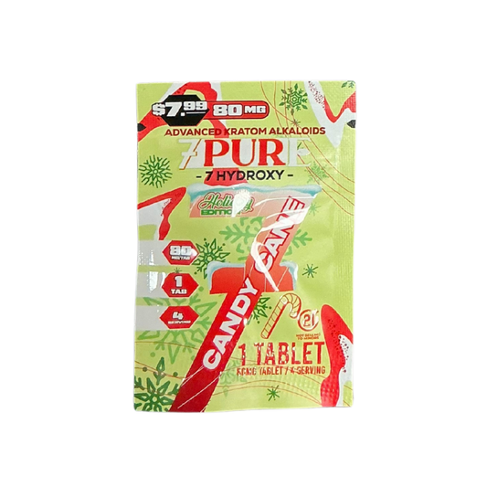 7PURE 7-Hydroxymitragynine 80Mg Tablet - close up detail