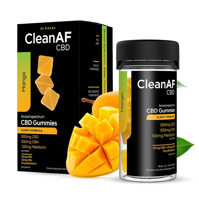 CleanAF CBD Gummies 20 Count