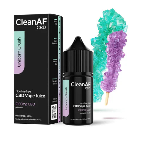 CleanAF CBD Vape Juice 2100mg CBD nicotine free