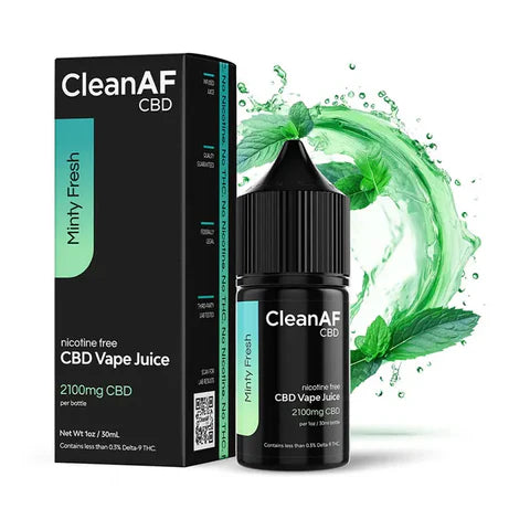 CleanAF CBD Vape Juice 2100mg CBD nicotine free